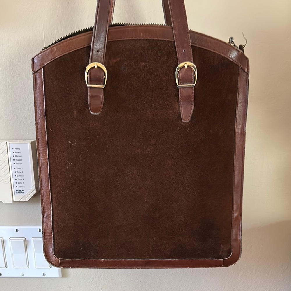 Michael Scott Brown Leather  Bag